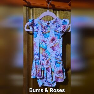 Bums & Roses Cupcake Delight Kids Dress
